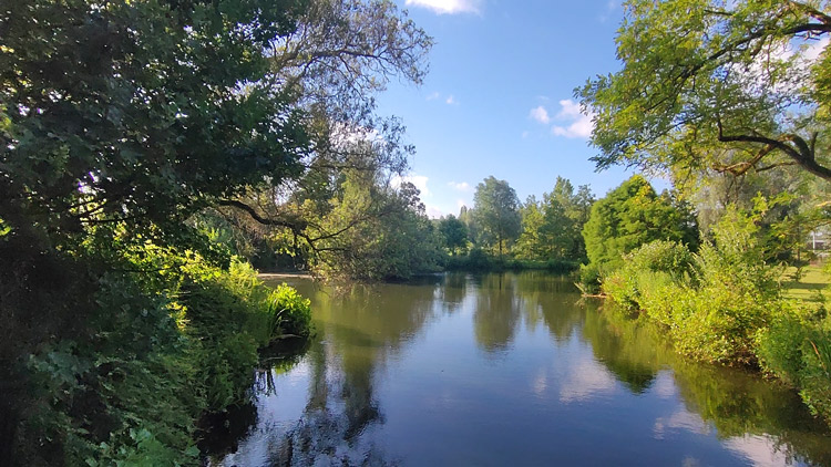 Lac campus de GENECH pendant la session d'été FLETC