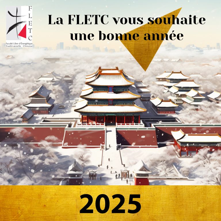 Avec une illustration de la cité interdite sous la neige, la FLETC adresse ses meilleurs voeux pour 2025